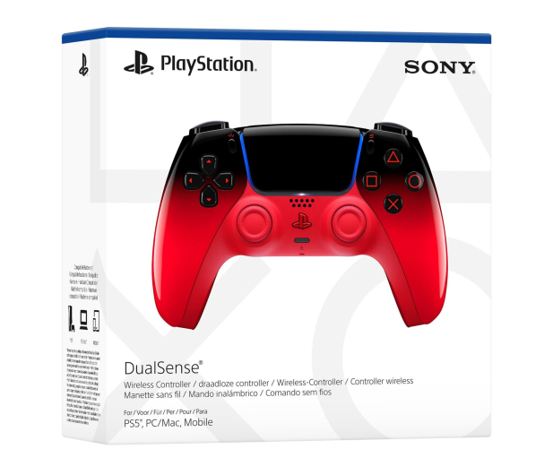 Sony PlayStation 5 DualSense Techno Red - 1483500 - zdjęcie 6